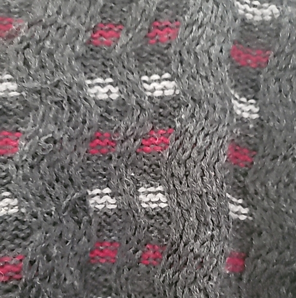 Bonner of Ireland Gray Pure Wool Sweater Size Large Handloomed Vintage - Picture 5 of 5